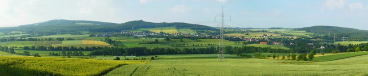 Panorama über Rischenau Rtg. SSW